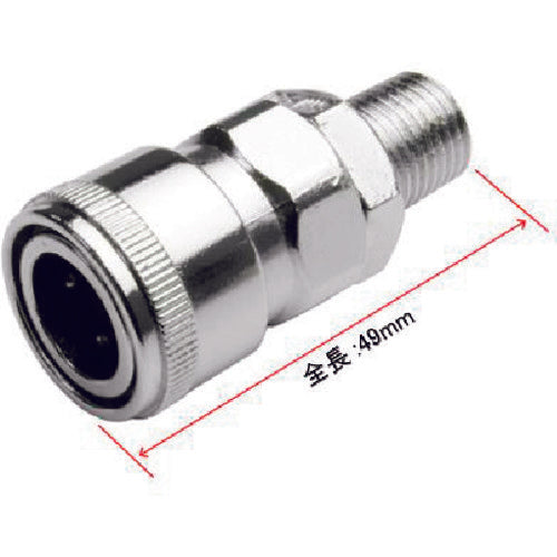 アストロプロダクツ　Ｒ１／４　オネジ　エアソケット　2004000008842　1 個