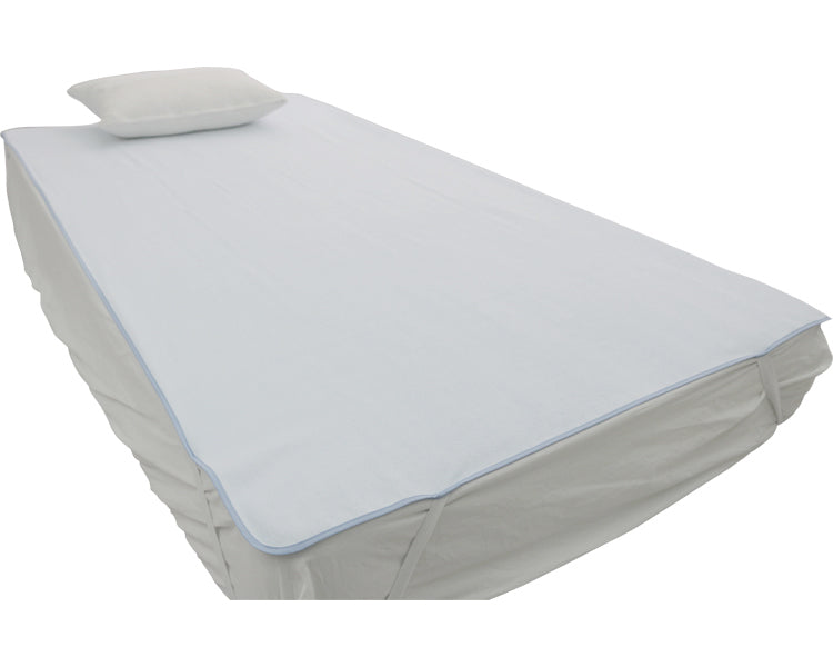 진심 클럽 타월 방수 시트 100 × 200cm 사방 고무 첨부 / C-1130 블루 1 장