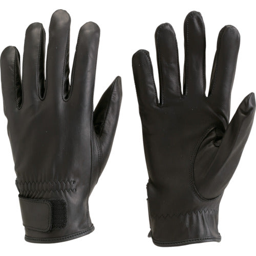 TRUSCO Wet Guard Gloves, Size L, Black, DPM-810, 1 pair