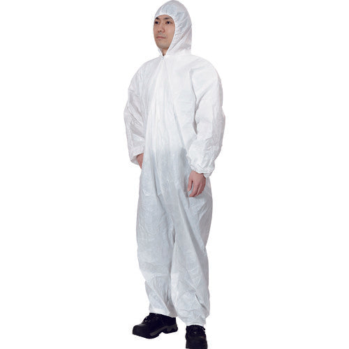 ＴＲＵＳＣＯ　【売切廃番】一般作業用不織布製使い捨て保護服　Ｍサイズ　PW-M　1 着