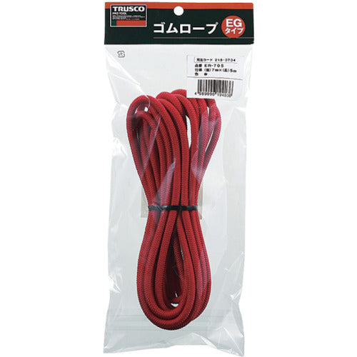 ＴＲＵＳＣＯ　【売切廃番】　イージーロープ　幅７ｍｍＸ長さ５ｍ　黒　ER-705-BK　1 本