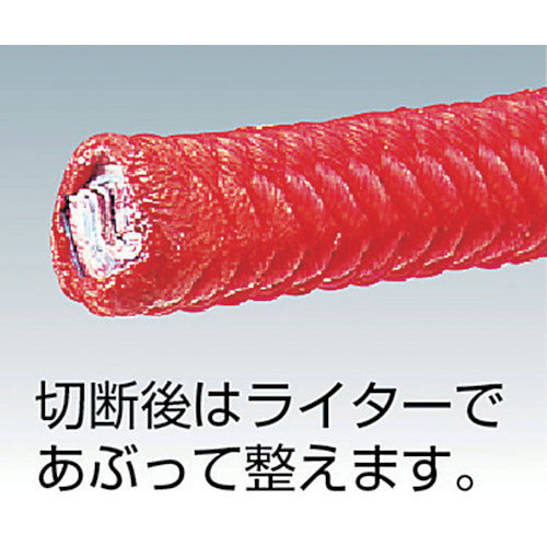 ＴＲＵＳＣＯ　【売切廃番】　イージーロープ　幅７ｍｍＸ長さ１５ｍ　赤　ER-715-R　1 本