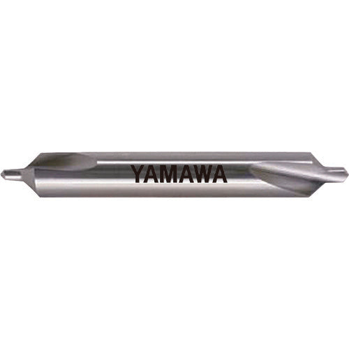 Yamawa Weak Twist Groove A-Type 90° Carbide Center Hole Drill C-CD-Q 2X90°X6 C-CD-Q-2X90X6 1 Piece