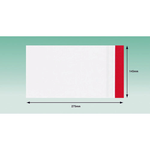 파피루스 시큐리티 테이프 첨부 딜리버리 팩(장 3 봉투 사이즈용) 145×275 100장입 전면 풀 PA-503SE 1 PK