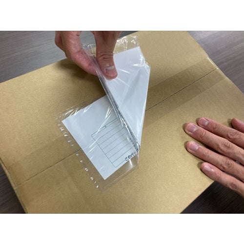 Papyrus Removable Delivery Pack, Fully Sealed Type (for Long 4 Envelope Size) 120 x 240, 100 Sheets, Fully Glued, PA-701RJ, 1 PK