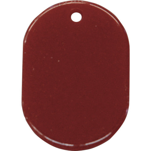 Light oval bills, acrylic, sun red (5 pieces) PKF31-1 1 PK