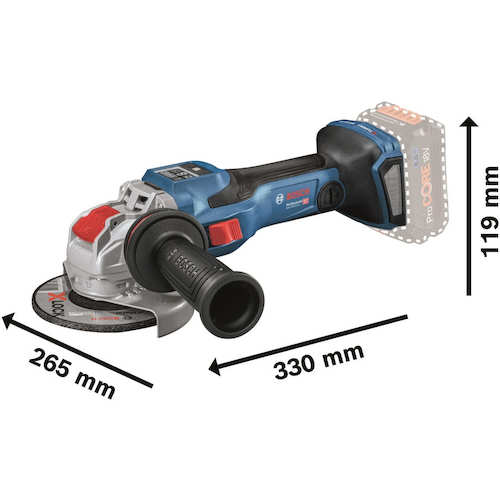 Bosch X-LOCK Cordless Disc Grinder GWX18V-15SC5H 1 unit