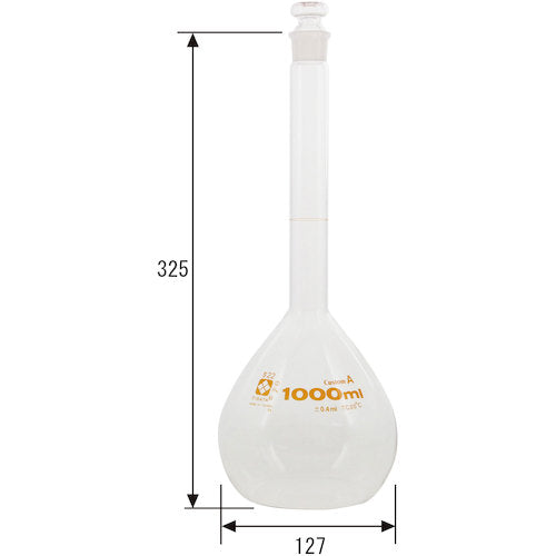 ＳＩＢＡＴＡ　メスフラスコ　カスタムＡ　１０００ｍＬ　026050-1000　1 本