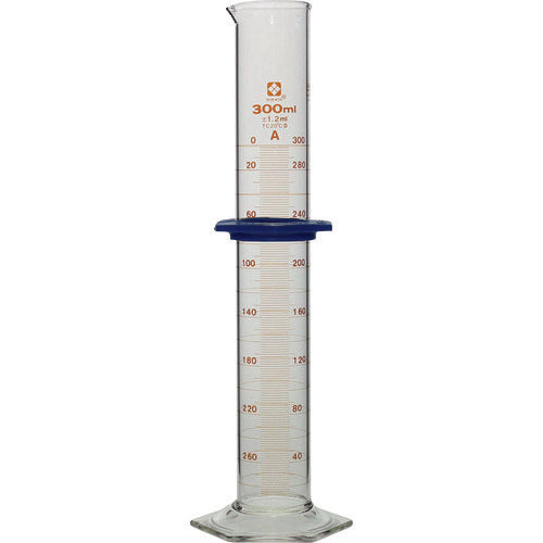 SIBATA Measuring Cylinder Super Grade 300mL 023520-300 1 unit