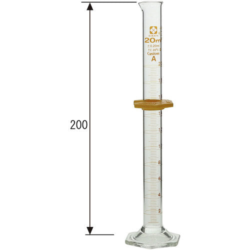 SIBATA Measuring Cylinder Custom A 20mL 026500-20 1 unit