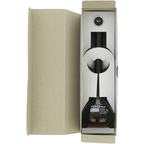 SIBATA Measuring Flask Super Grade Brown 100mL 020070-100 1 unit