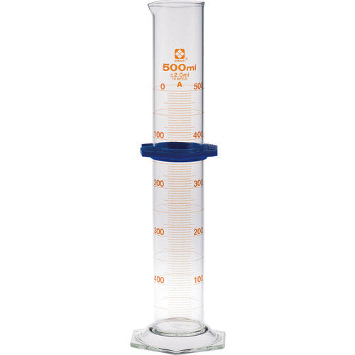 SIBATA Measuring Cylinder Super Grade 500mL 023520-500 1 unit