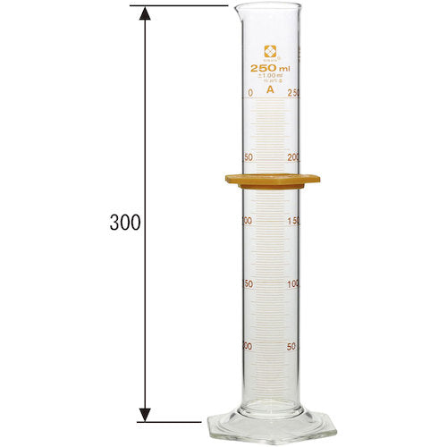 SIBATA Measuring Cylinder Super Grade 250mL 023520-250 1 unit