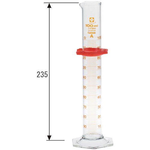 ＳＩＢＡＴＡ　メスシリンダー　カスタムＡ　１００ｍＬ　026500-100　1 本