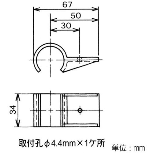 ＹＡＺＡＫＩ　プラスチックジョイント　Ｊ−１１３　ＡＡＳ　Ｓ　ブラック　板受け用　イレクター　Φ２８用　J-113-S-BL　1 個