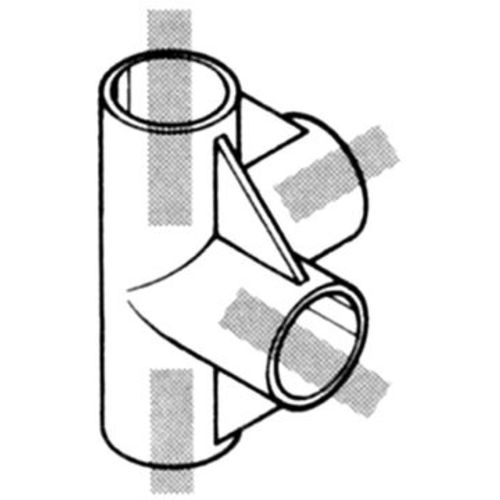 야자키 플라스틱 조인트 J-12A AAS S 아이보리 중간 코너용 이렉터 Φ28용 J-12A-S-IVO 1개