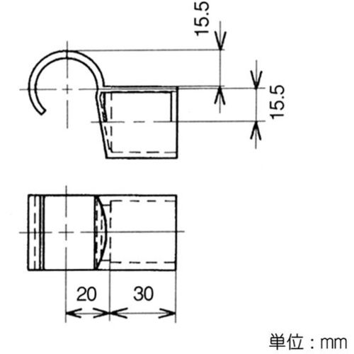 ＹＡＺＡＫＩ　プラスチックジョイント　Ｊ−１２３　ＡＡＳ　Ｓ　アイボリー　板受け用　イレクター　Φ２８用　J-123-S-IVO　1 個