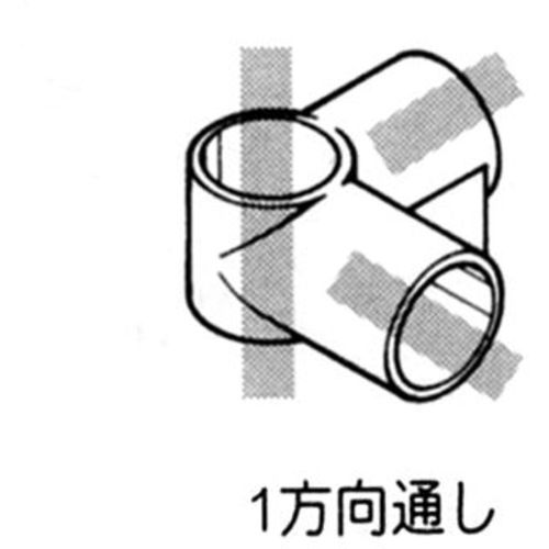 ＹＡＺＡＫＩ　プラスチックジョイント　Ｊ−１２Ｃ　ＡＡＳ　Ｓ　アイボリー　中間コーナー用　イレクター　Φ２８用　J-12C-S-IVO　1 個