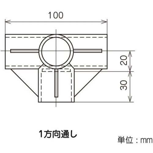 ＹＡＺＡＫＩ　プラスチックジョイント　Ｊ−１２Ｂ　ＡＡＳ　Ｓ　アイボリー　中間コーナー用　イレクター　Φ２８用　J-12B-S-IVO　1 個