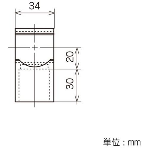 ＹＡＺＡＫＩ　プラスチックジョイント　Ｊ−５９Ｃ　ＡＡＳ　Ｓ　アイボリー　枠／パイプのつなぎ用　イレクター　Φ２８用　J-59C-S-IVO　1 個