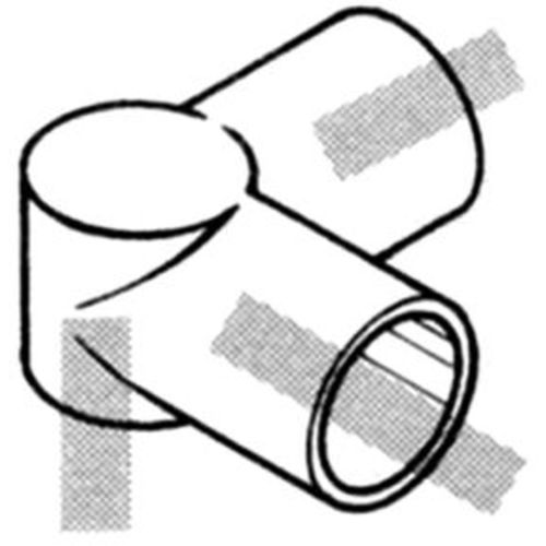 야자키 플라스틱 조인트 J-119A AAS S 아이보리 코너용 이렉터 Φ28용 J-119A-S-IVO 1개