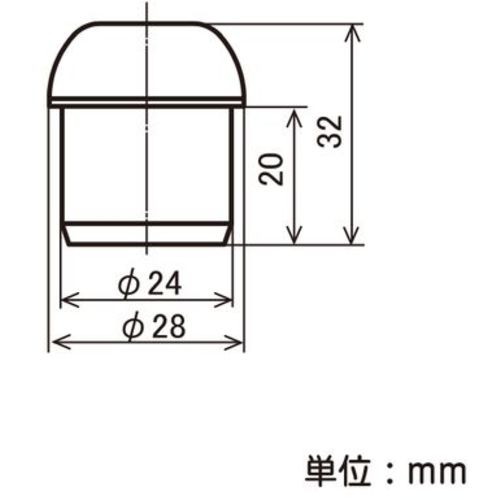 ＹＡＺＡＫＩ　ゴムキャップインナー　ＥＦ−１２０１　Ｓ　キャップ　イレクターΦ２８用　EF-1201-S　1 個