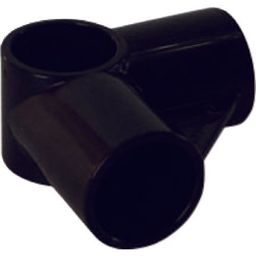 야자키 플라스틱 조인트 J-12C AAS S 블랙 중간 코너용 이렉터 Φ28용 J-12C-S-BL 1개