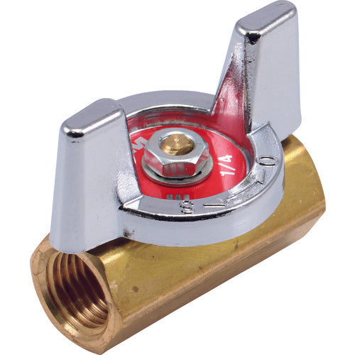 ＨＡＭＡＩ　黄銅製ボールバルブ（蝶ハンドル）　BBS-77-15RC　1 個