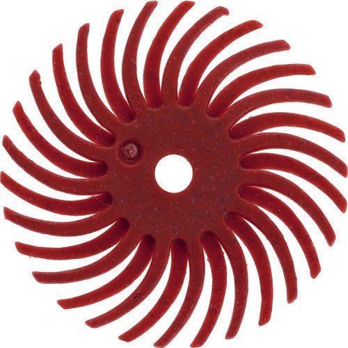 TRUSCO Radial Brush Disc Φ19.1 #220 Brown TBR19.1X220 20 pcs