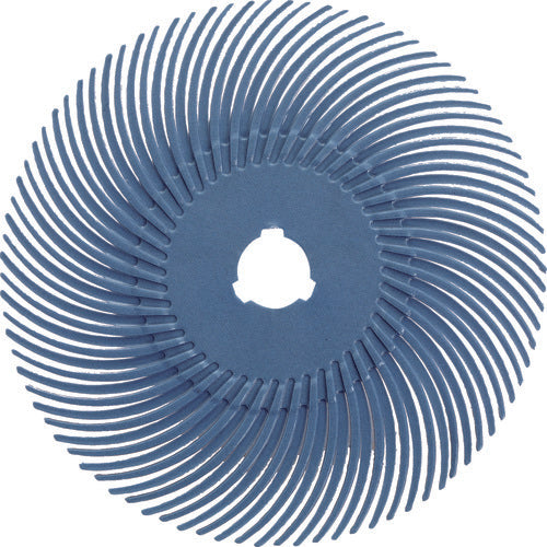 TRUSCO Radial Brush Disc Φ76.2 #400 Gray TBR76.2X400 20 pcs