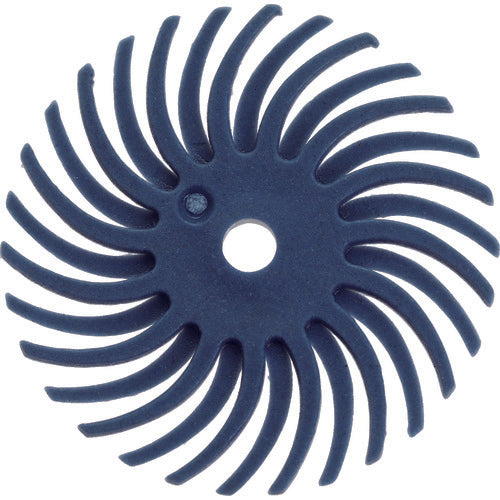 TRUSCO Radial Brush Disc Φ19.1 #400 Gray TBR19.1X400 20 pcs