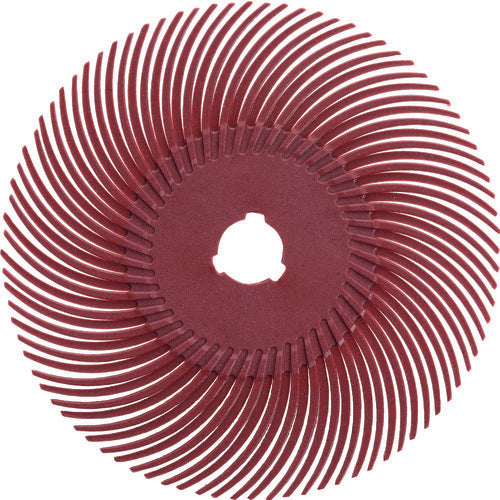 TRUSCO Radial Brush Disc Φ76.2 #220 Brown TBR76.2X220 20 pcs