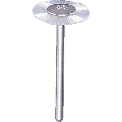 TRUSCO 평형 브러시 나일론 선 0.2X 외경 Φ20X축 Φ3 203H-6 1개