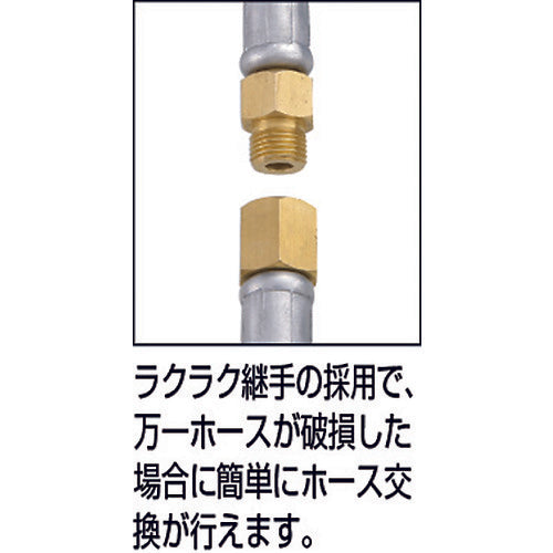 ＴＲＩＥＮＳ　エアーホースリール　内径６．５×外径１０ｍｍ　ホース全長６ｍ　WHC-206B　1 台