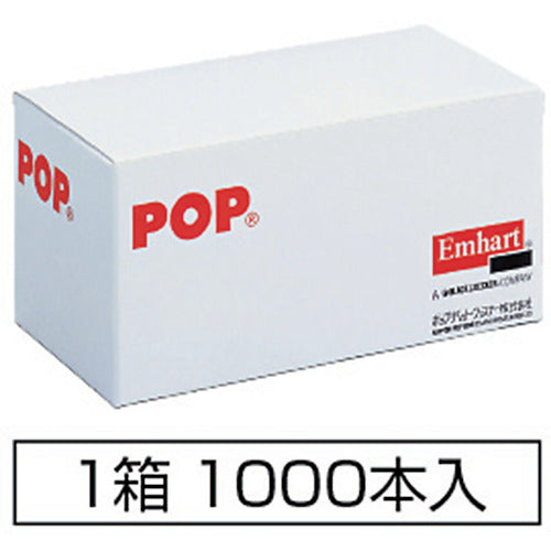POP 오픈 리벳 (올 철) φ3.0, SD30M4BS (1000 개입) SD30M4BS 1 상자