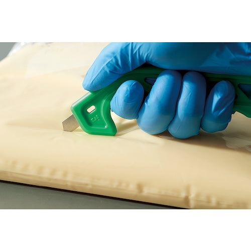 Kai Corporation Foreign Material Contamination Prevention Slit Knife (Green) 100 pieces 750BH0846 1 S