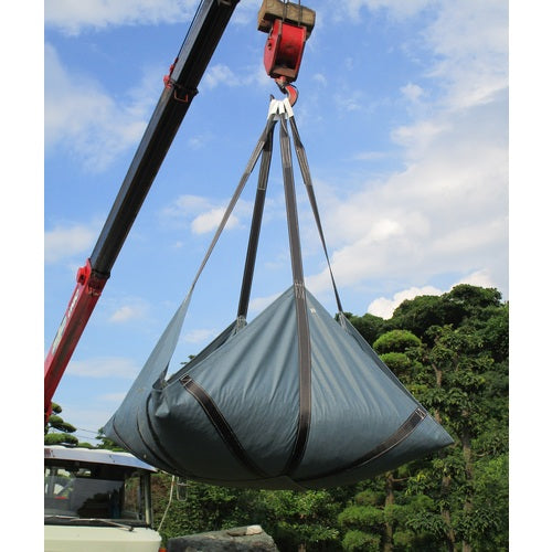 Maruzen Textile Waterproof Trash Sheet, 4-point hook type, 2.4m square, TSR-24B, 1 sheet