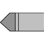 Sanwa Carbide Bit 35 Type 13 x 13 x 100 P20 P20 35-1 1 piece