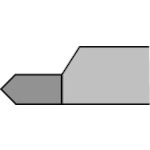 三和　切削工具　超硬バイト　１３形　１３×１３×１２０　Ｋ１０　Ｋ１０　13-1　1 本