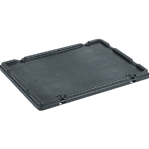 산코 전도성 박스형 컨테이너 703014 선박스 #56 뚜껑(락 없음) 블랙 SK56F 1개