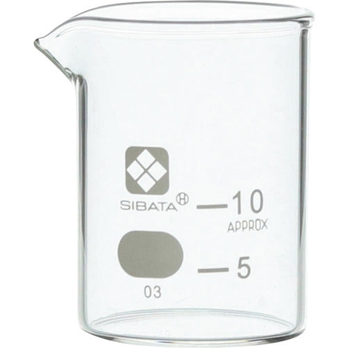 ＳＩＢＡＴＡ　ビーカー　目安目盛付　１０ｍＬ　　010020-10A　1 個