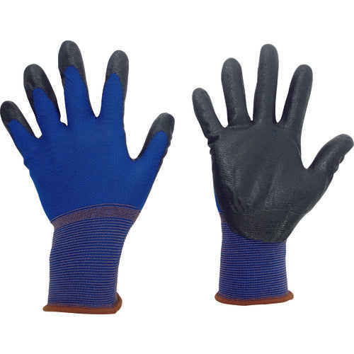 ミドリ安全　薄手ニトリルコーティング背抜き手袋　ＳＳ　MHG-150N-SS　1 双