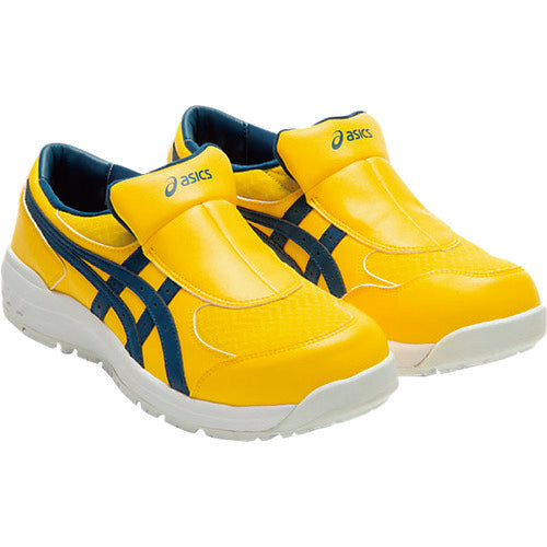 ASICS 윈잡 CP211 SLIP-ON 바이브란트 옐로우×마코 블루 22.5CM 1273A031.750-22.5 1 다리