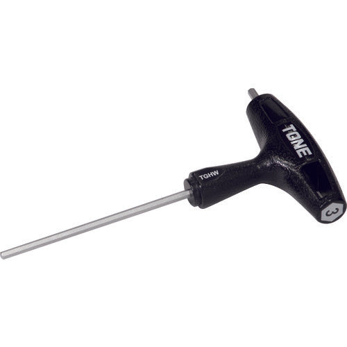 ＴＯＮＥ　六角棒レンチ（Ｔ形）　グリップヘキサゴンレンチ　対辺寸法３ｍｍ　全長１３４ｍｍ　TGHW-03　1 本
