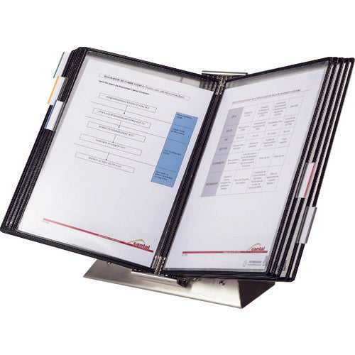 tarifold 게시용 항균 파일 스탠드(스테인리스) 스탠드 타입 A4×10 434807 1개