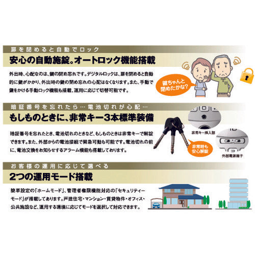 LOCKMAN 디지털 도어록 ID-502TAB ID-502TAB 1 S