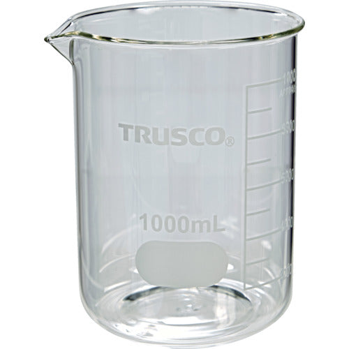 ＴＲＵＳＣＯ　ガラスビーカー　１０００ｍｌ　GB-1000　1 個