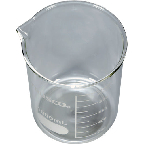 ＴＲＵＳＣＯ　ガラスビーカー　１０００ｍｌ　GB-1000　1 個