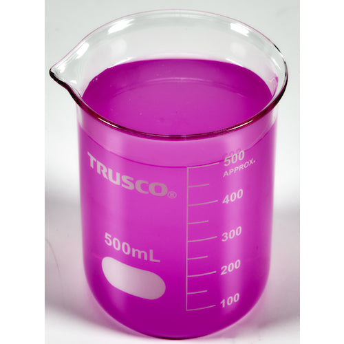 ＴＲＵＳＣＯ　ガラスビーカー　５００ｍｌ　GB-500　1 個