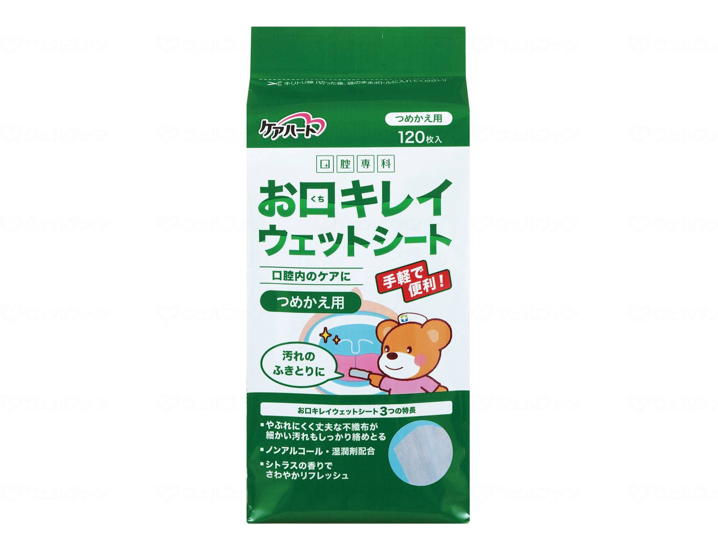 Tamagawa Hygiene Mouth Clean Wet Sheet N Refill 120 Sheets